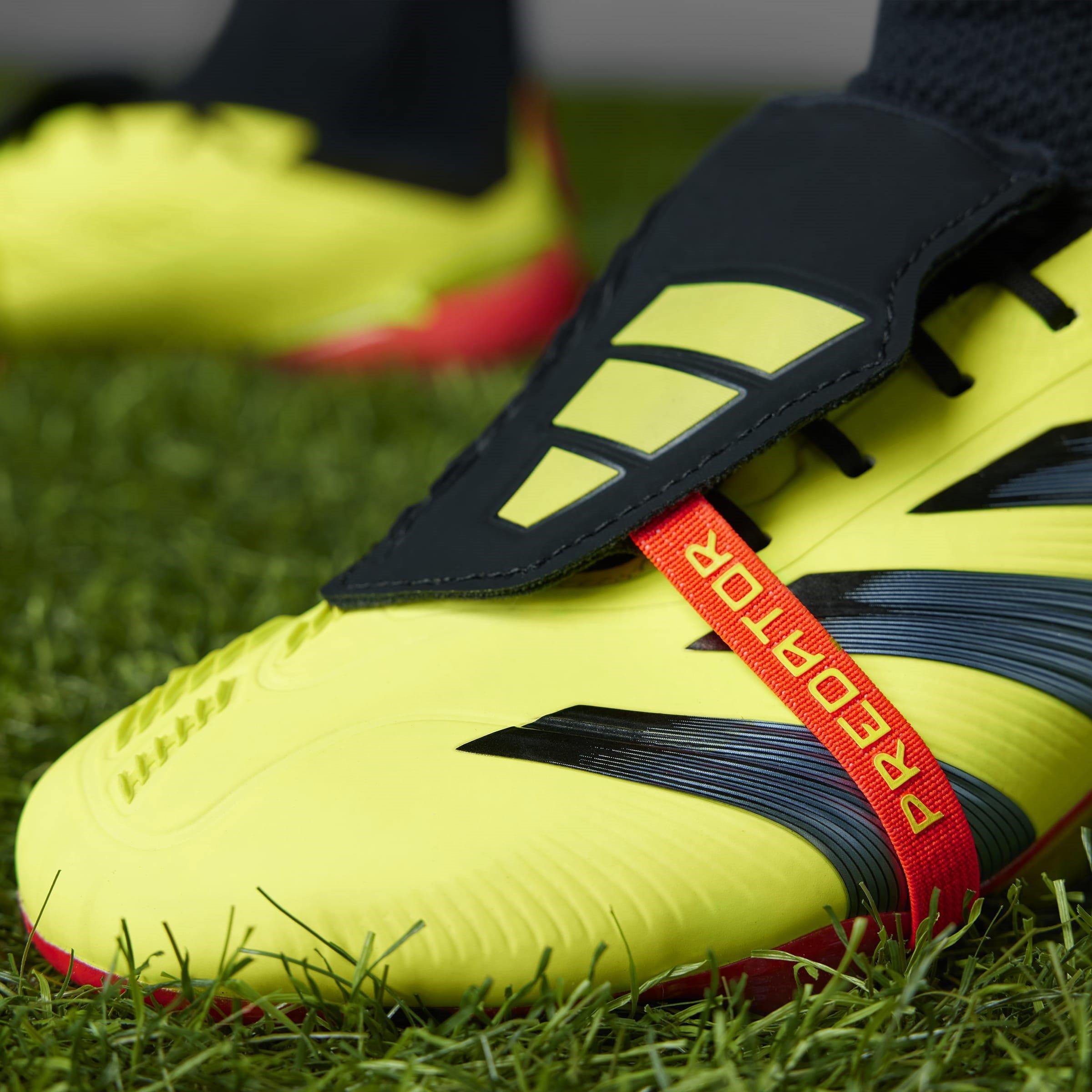 adidas Predator Fold over Tongue Elite Juniors Firm Ground Football Boots