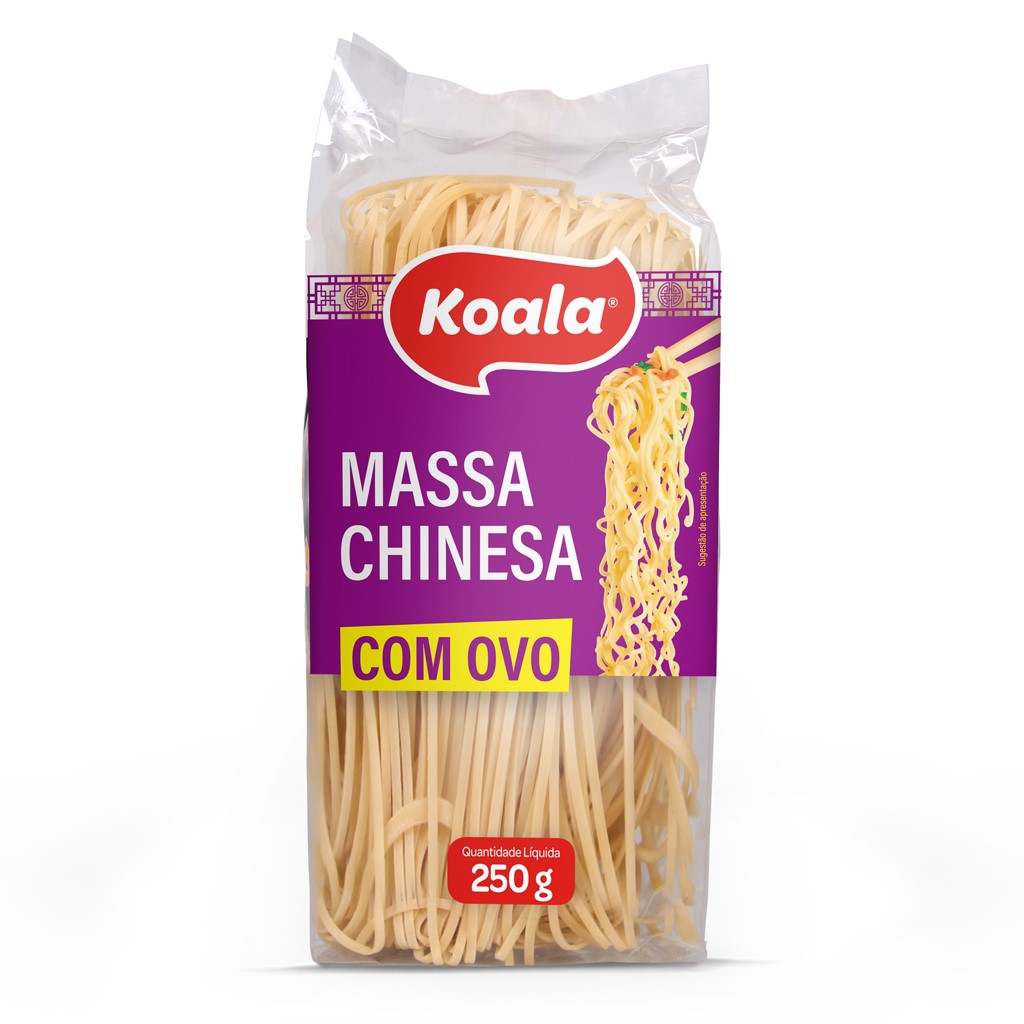 MASSA KOALA CHINESA COM OVO 250G