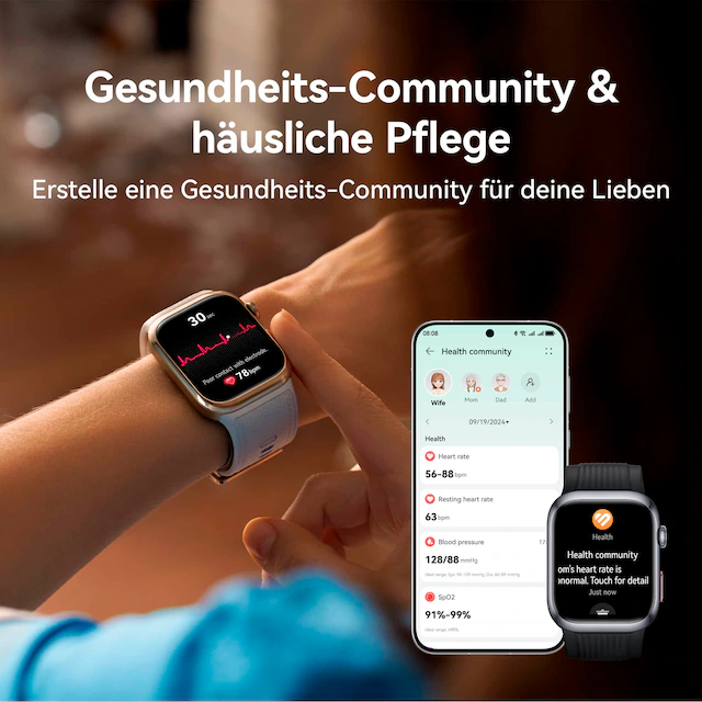Huawei Smartwatch »Watch D2«(/ 1,82 ″) Harmony OS