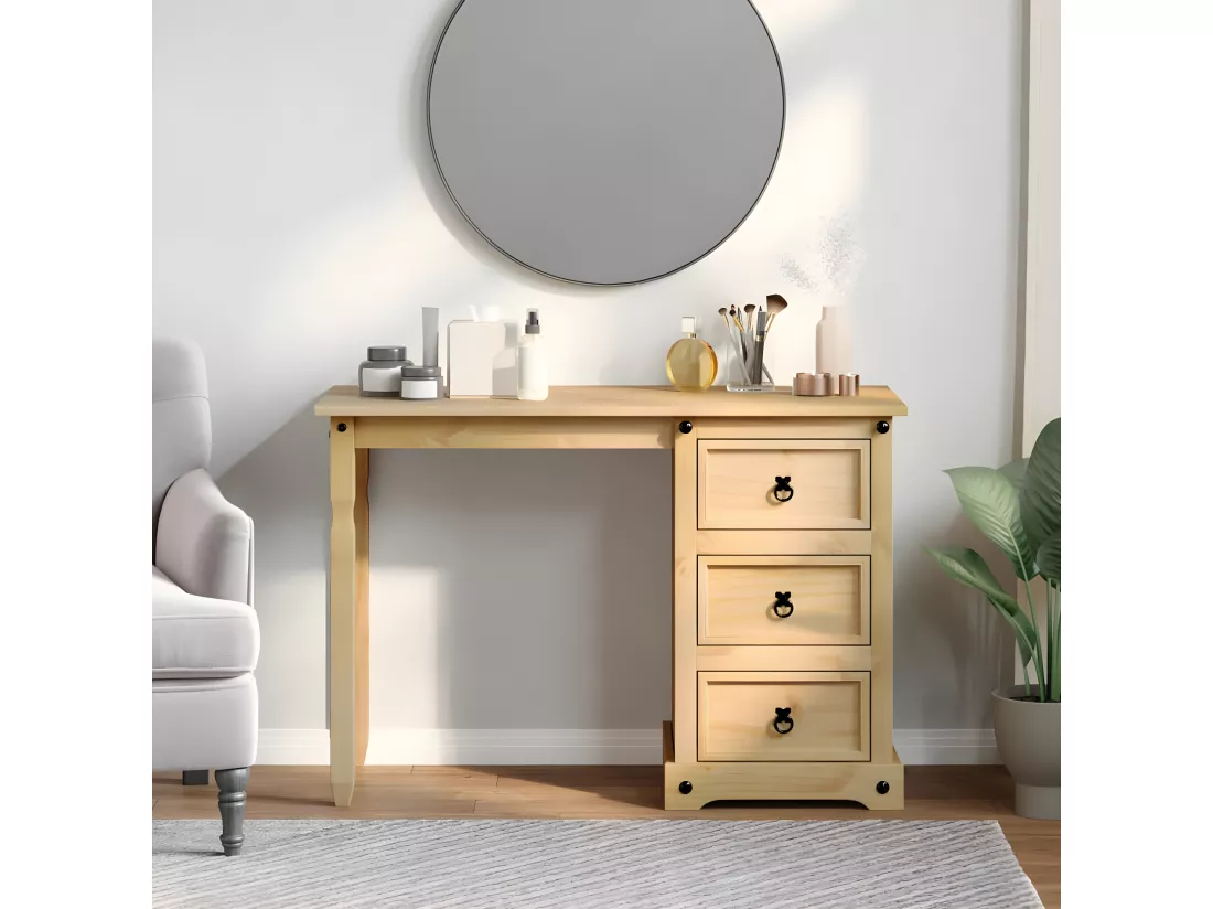 Bureau110x50x75 cm bois de pin massif