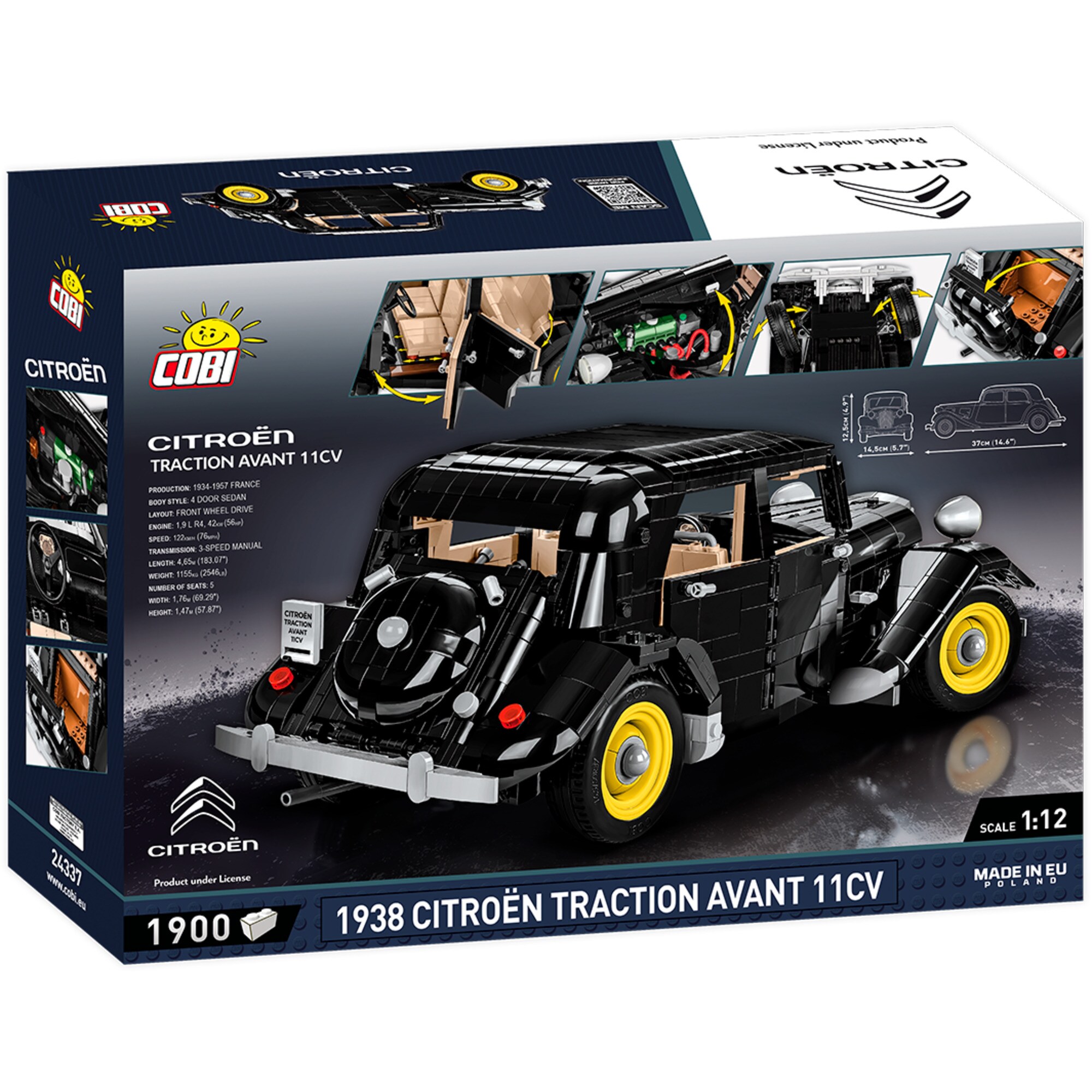 COBI Konstruktionsspielzeug Citroen Traction Avant 11CV 1938