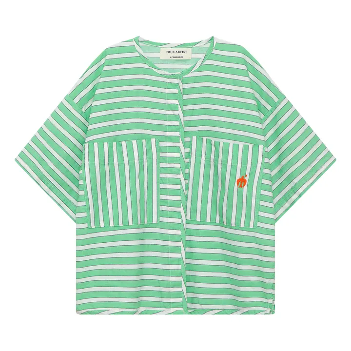 True Artist Chemise n°04 Rayée | Vert