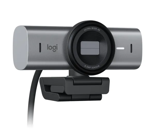 Logitech MX Brio 705 for Business - Webcam - farve - 8,5 MP - 4096 x 2160 - audio - USB-C
