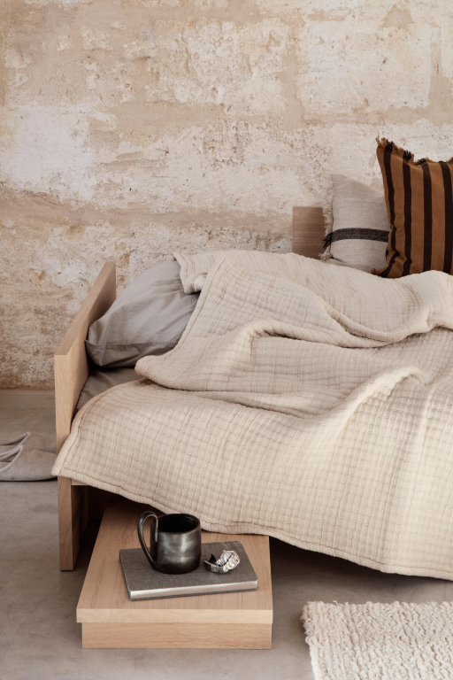 Ferm Living Daze bedsprei 240x250 sand