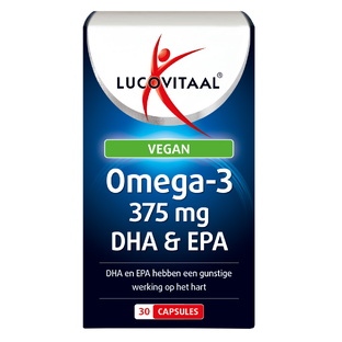 Lucovitaal Omega-3 Vegan 375mg DHA & EPA Capsules 30CP