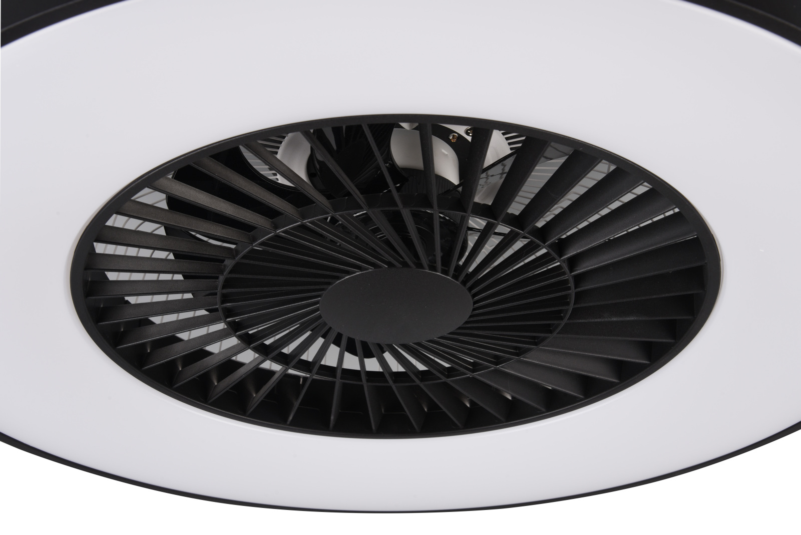 Deckenventilator - schwarz matt - mit LED - Ø 59 cm
