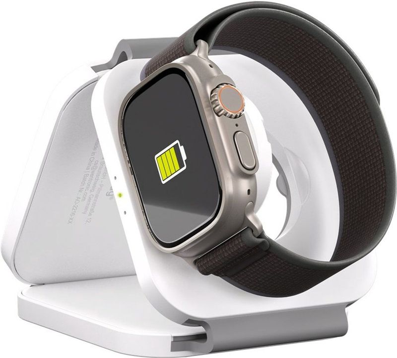 Qi Wireless Charger - Draadloos Oplaadpad - Compact - Inclusief USB-C Kabel