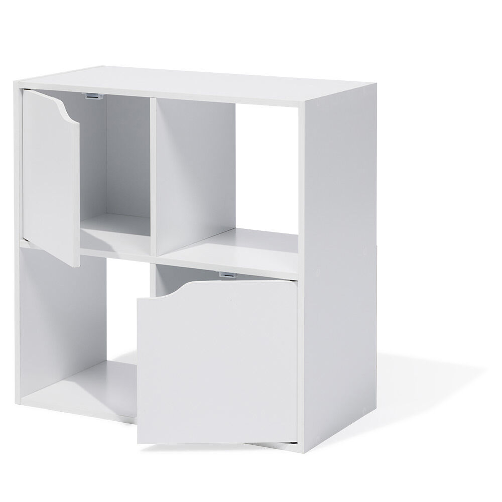 Meuble de rangement Adam 4 cases Blanc 60x29,8xH60 cm