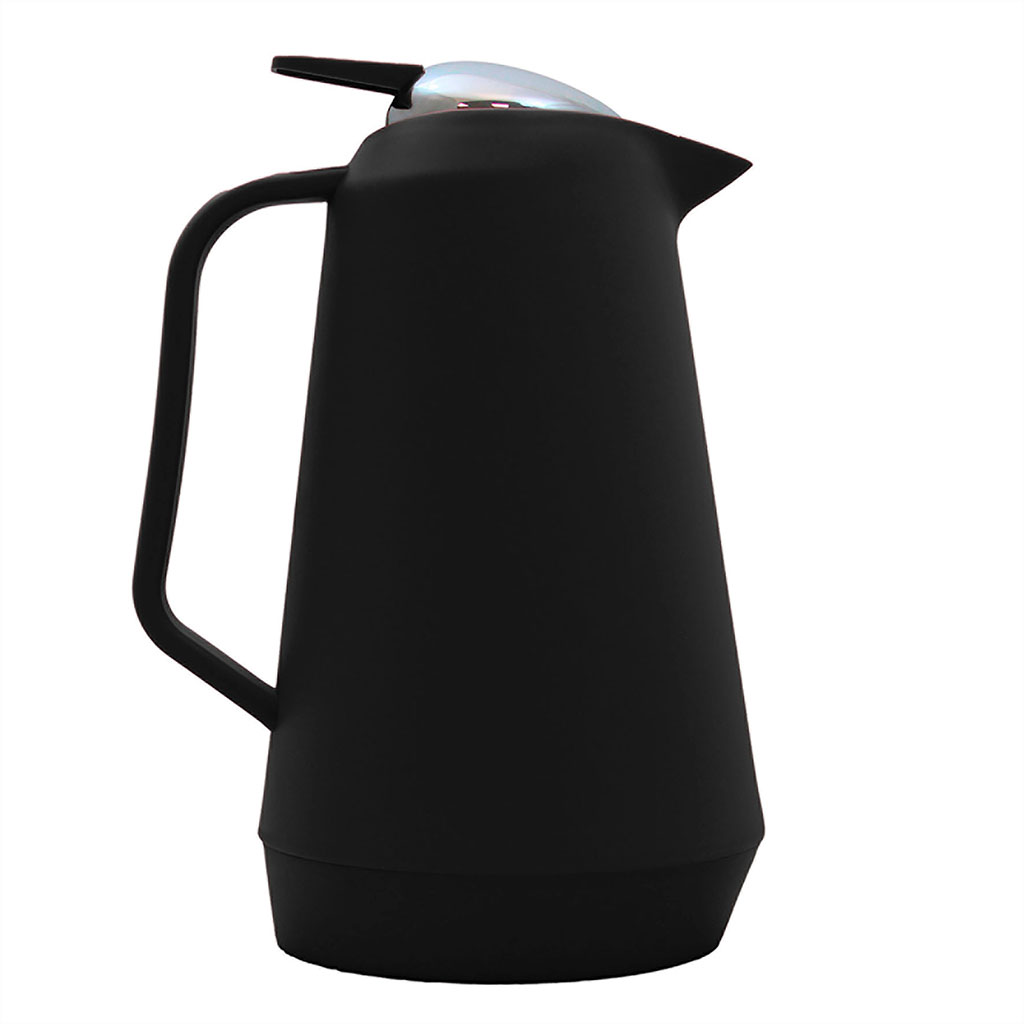 Pichet isotherme polypropylène noir chrome 1L