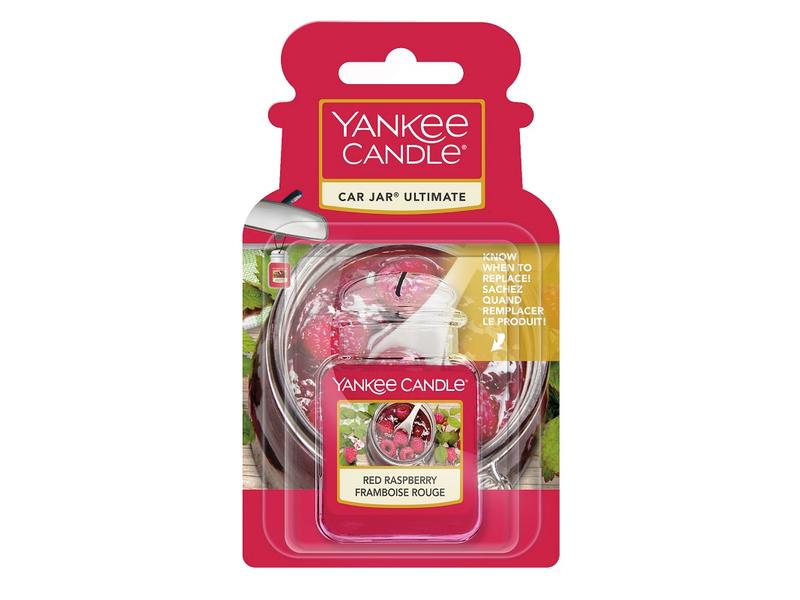 Yankee Candle Auto-Lufterfrischer Car Jar Ultimate Red Rasp Autoduft rote Himbeere