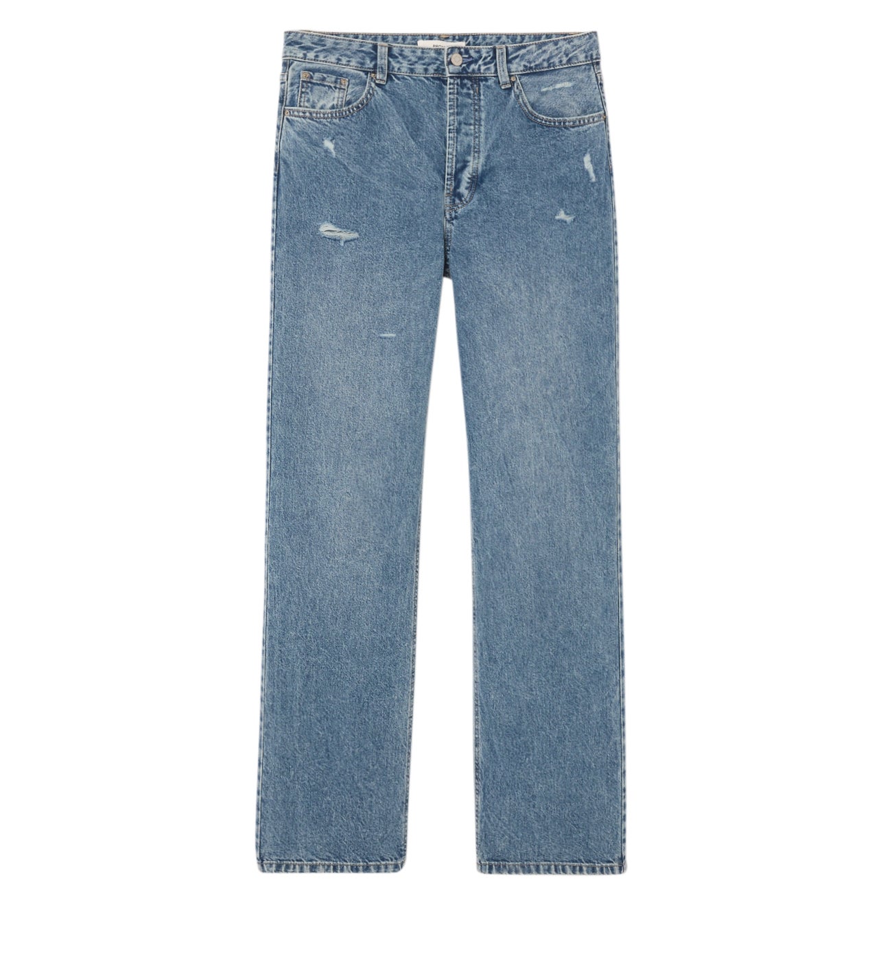 Jean large baggy taille basse - Jean moyen