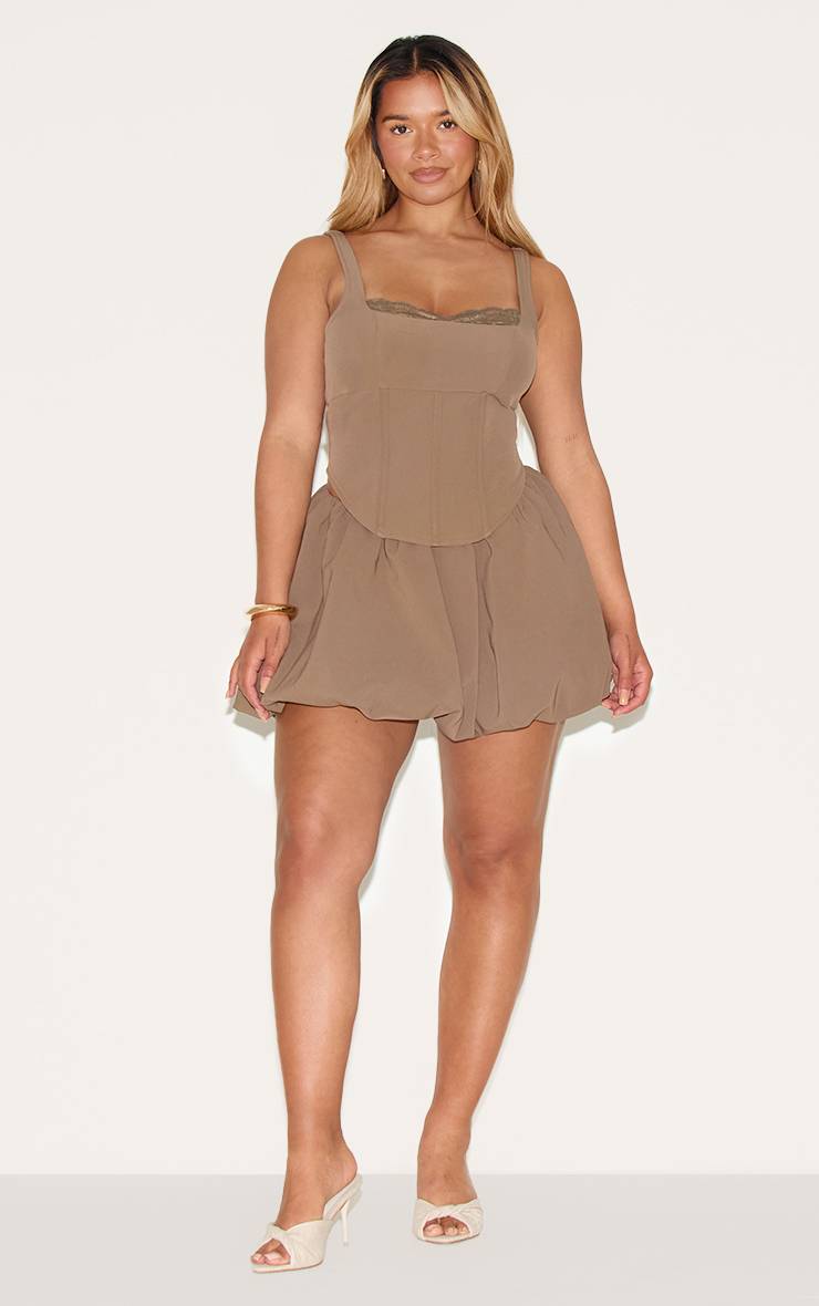 Moka Ensemble Top Corset À Bordure En Dentelle Shape