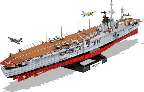 COBI Aircraft Carrier Graf Zeppelin, Byggesæt, 3 År, Plast, 3136 stk