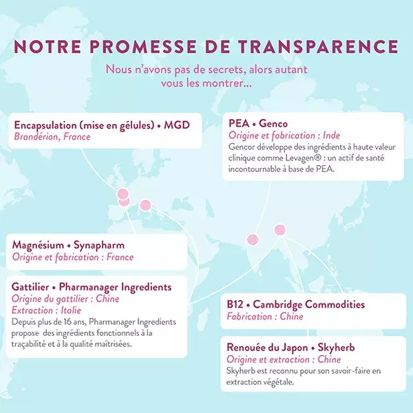 Nutri&Co Confort Menstruel Règle Douloureuses SPM & Confort du Cycle 40 gélules