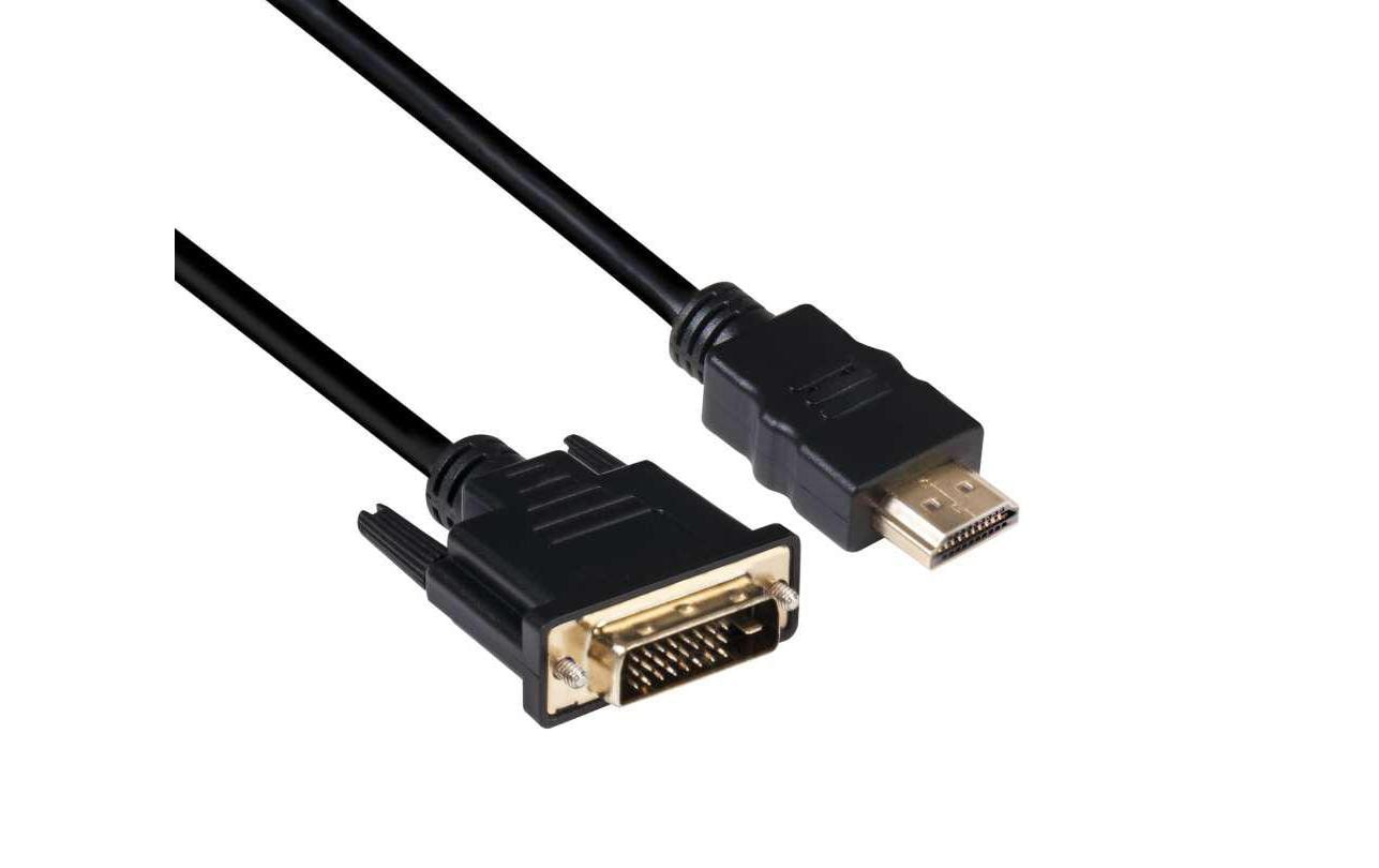 Kabel DVI-D – HDMI 1.4, 2 m, BidirektionalBidirektionales DVI auf HDMI Kabel