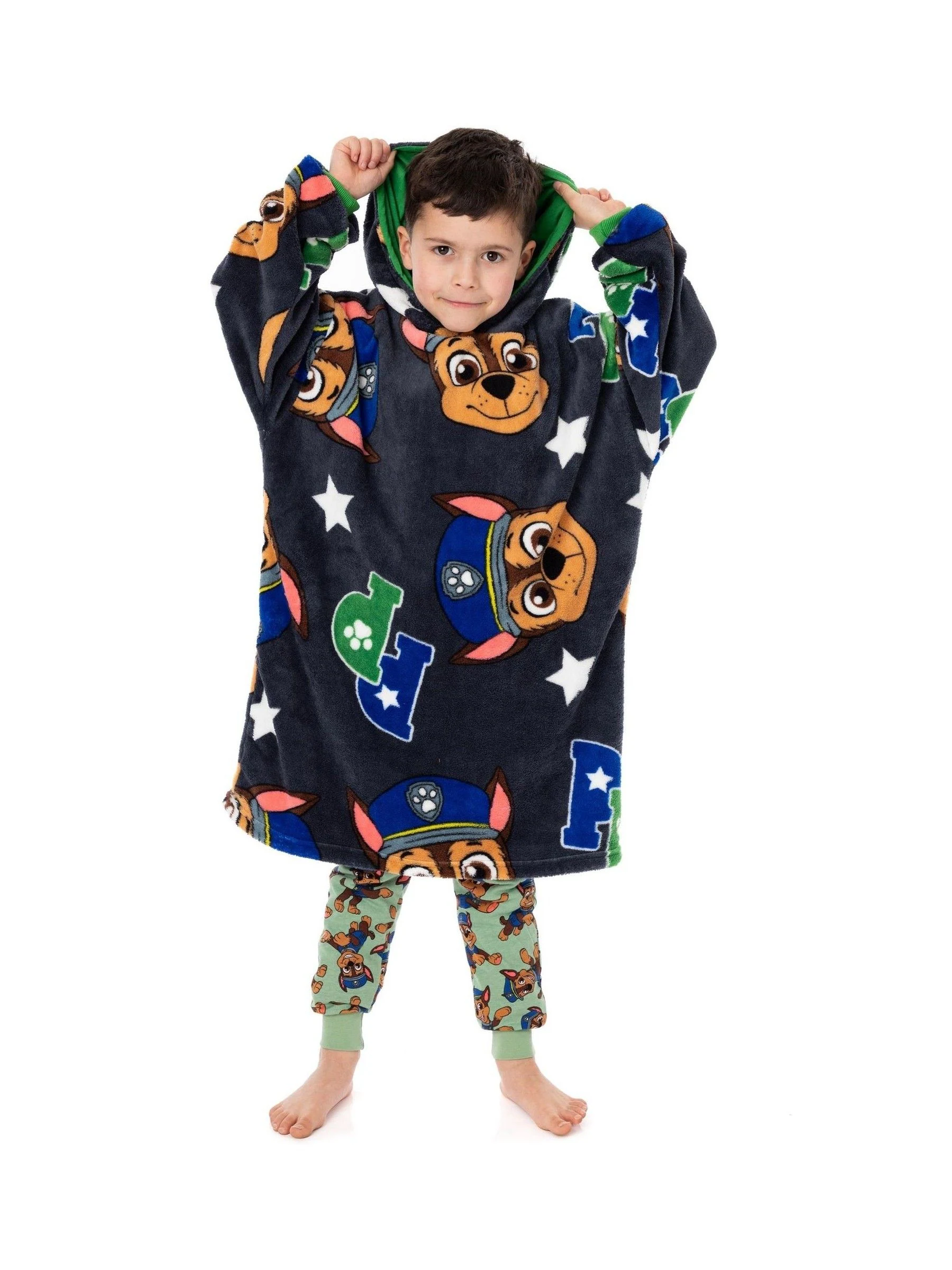 Vanilla Underground Boys Paw Patrol Chase Blanket Hoodie