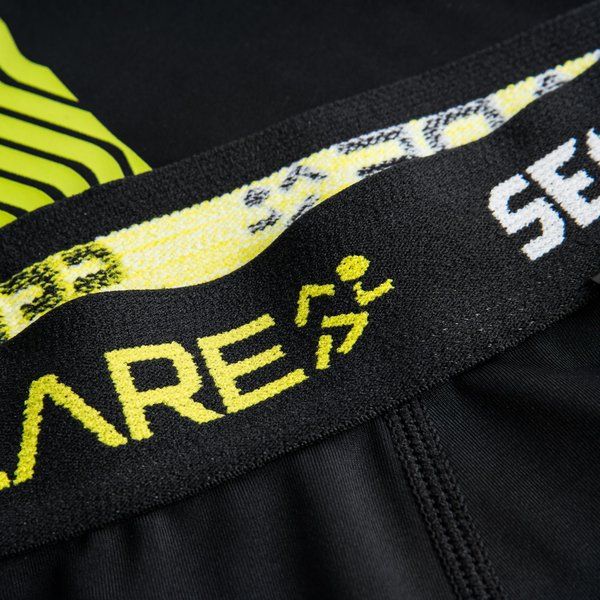 Select Profcare Compression Shorts - Noir/Jaune Fluo