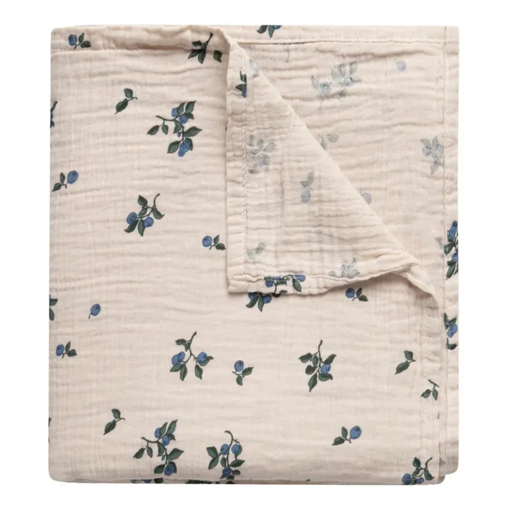 garbo&friends Lange Blueberry en mousseline de coton | Ivoire