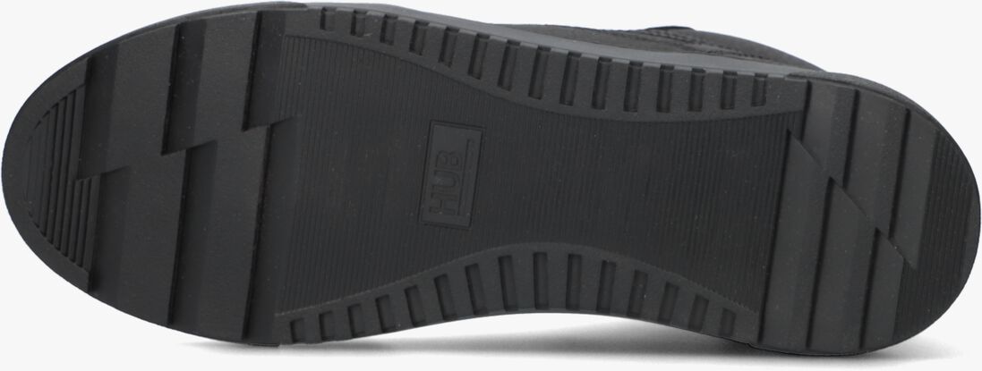 HUB zwarte hub hoge sneaker boston