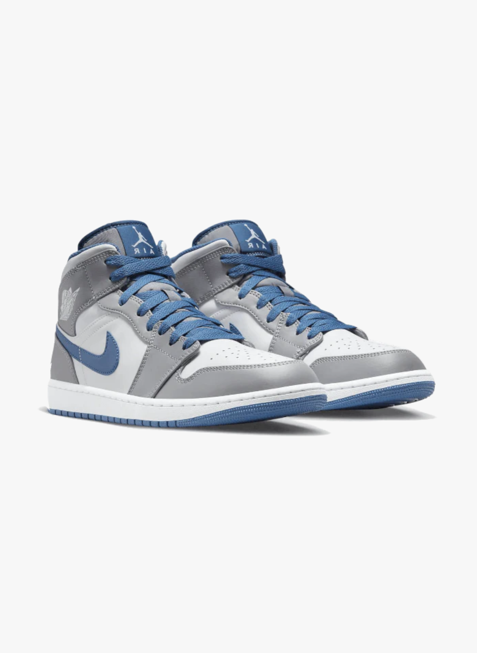 Air jordan 1 mid true blue | Gris