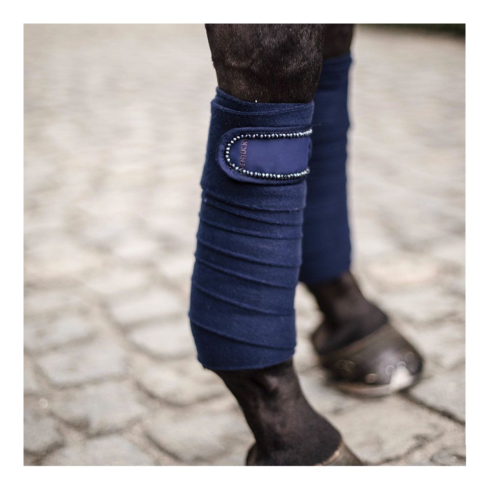 Kentucky VELVET PEARLS - Bandes de polo x4 navy