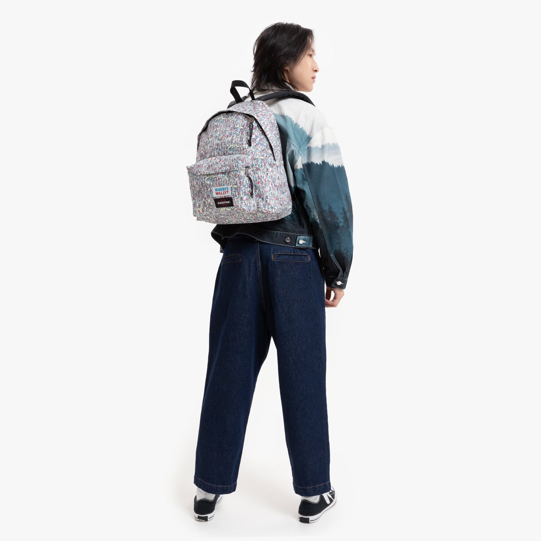 Padded Pak'r Wally Pattern White