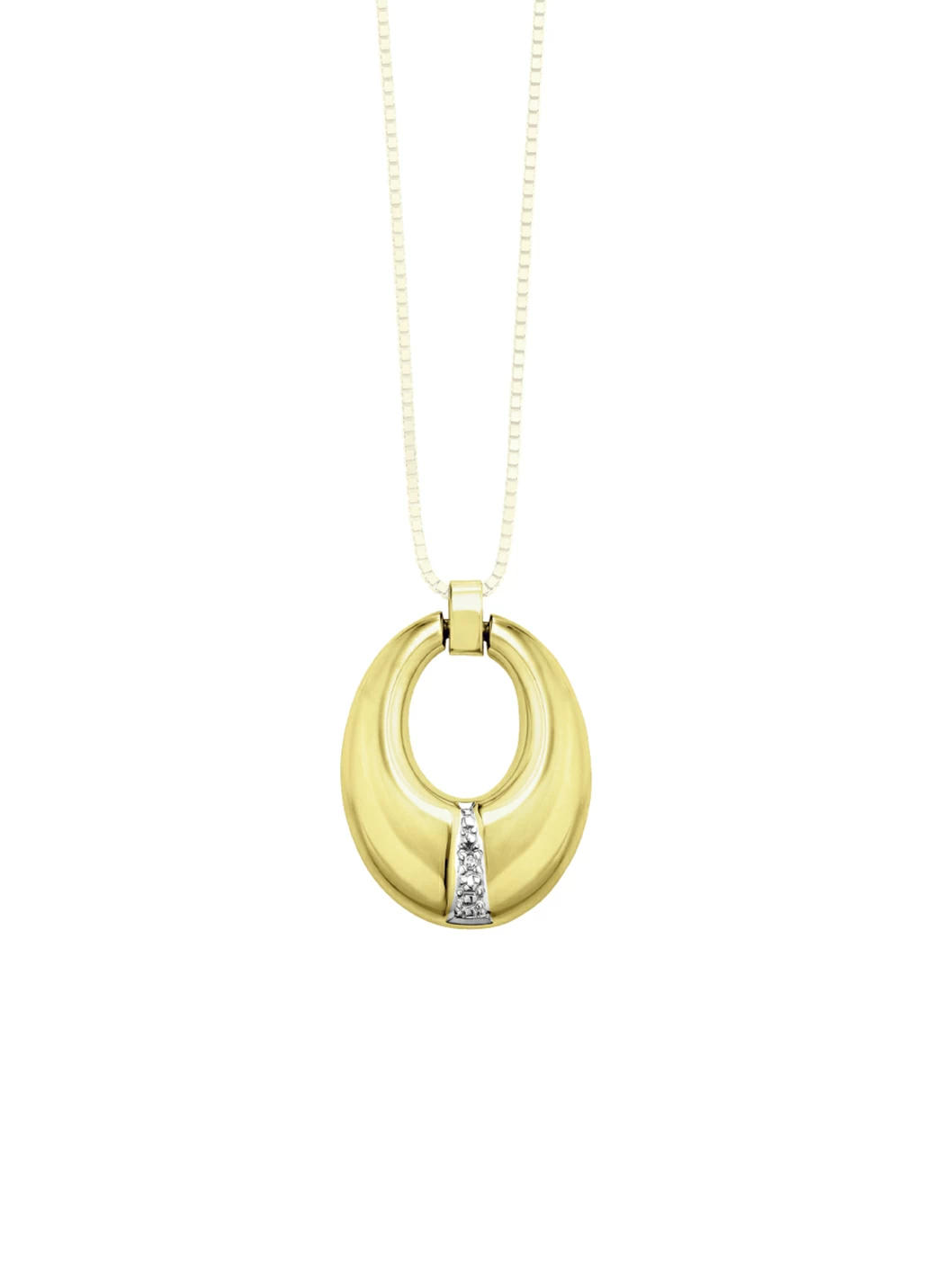 Zeitloser Anhänger mit Diamant
