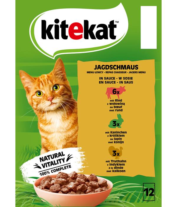 KITEKAT® Nassfutter für Katzen Multipack