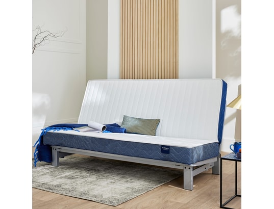 SOMEO - Matelas ressorts rêve 400 clic-clac blanc 70+70x200 (clic cl...
