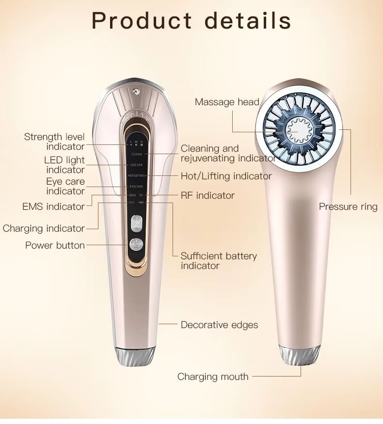 Thalia - USB oplaadbaar anti-aging schoonheidsapparaat