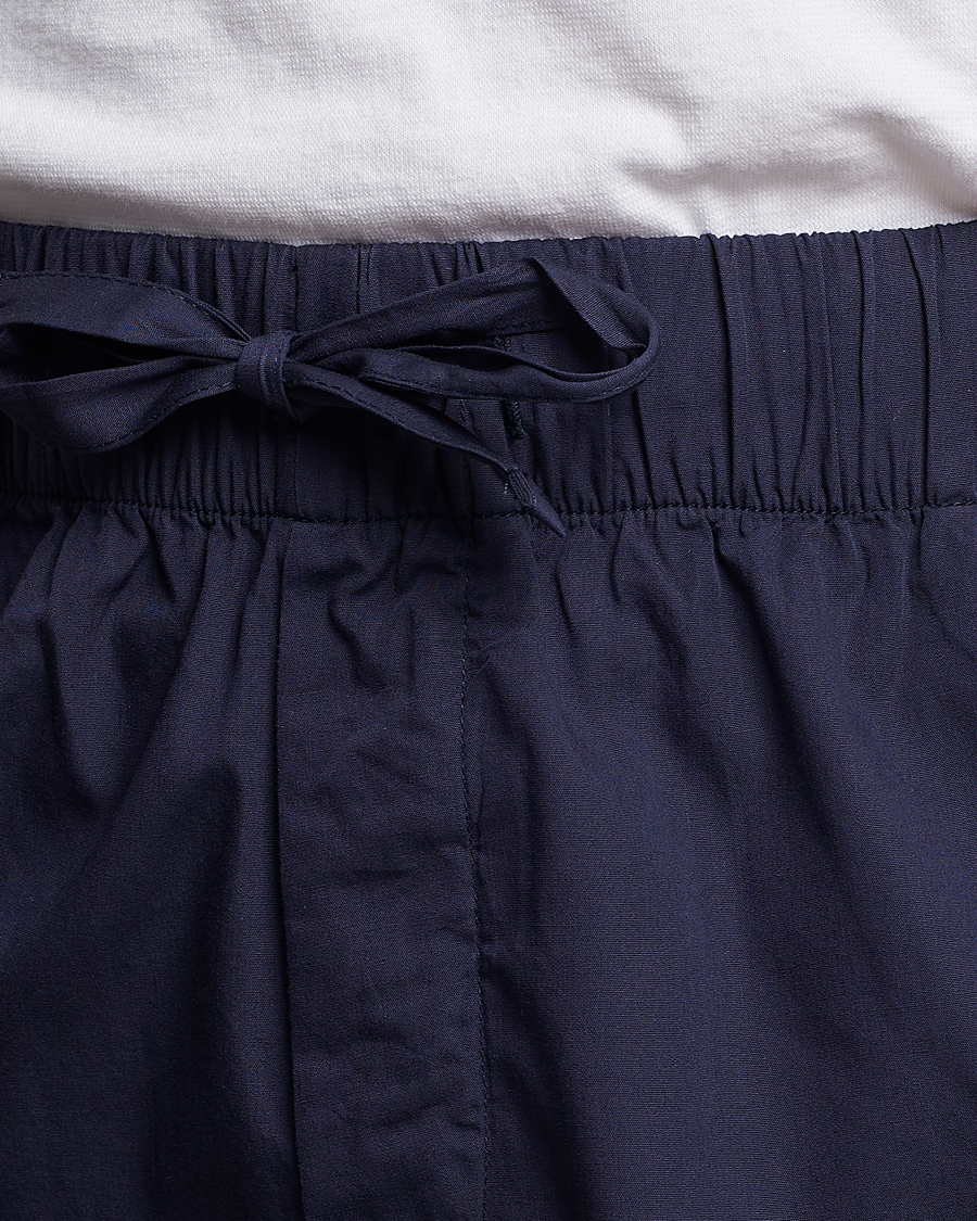 Tekla Poplin Pyjama Shorts True Navy