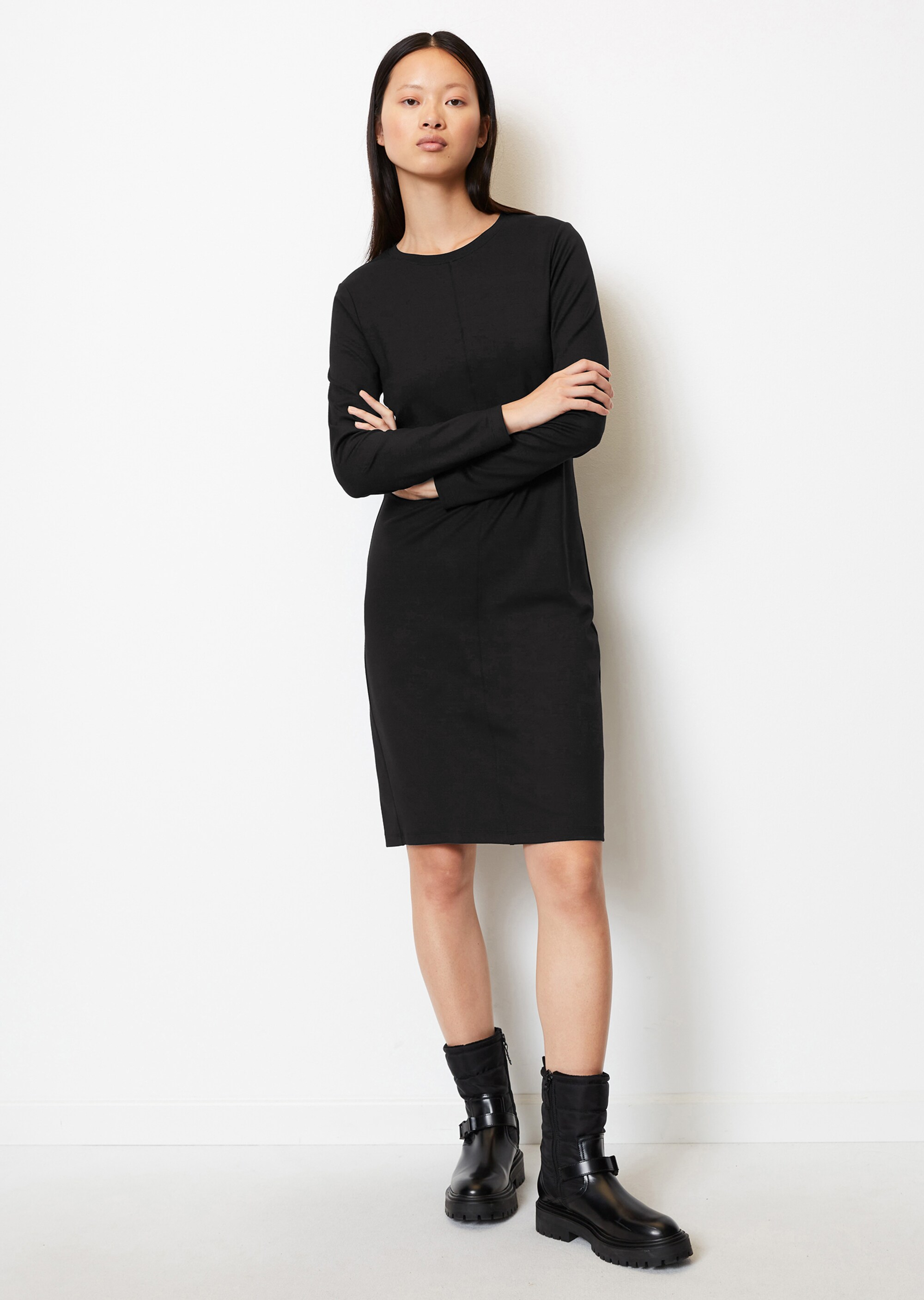 Knielanges Jerseykleidaus TENCEL™ Modal