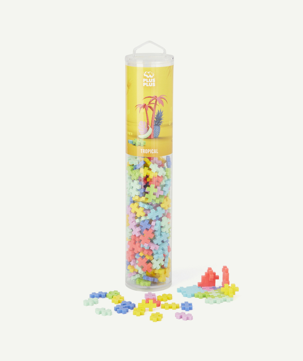 PLUS PLUSMÉGA TUBE TROPICAL JEU DE CONSTRUCTION 240 PIÈCES