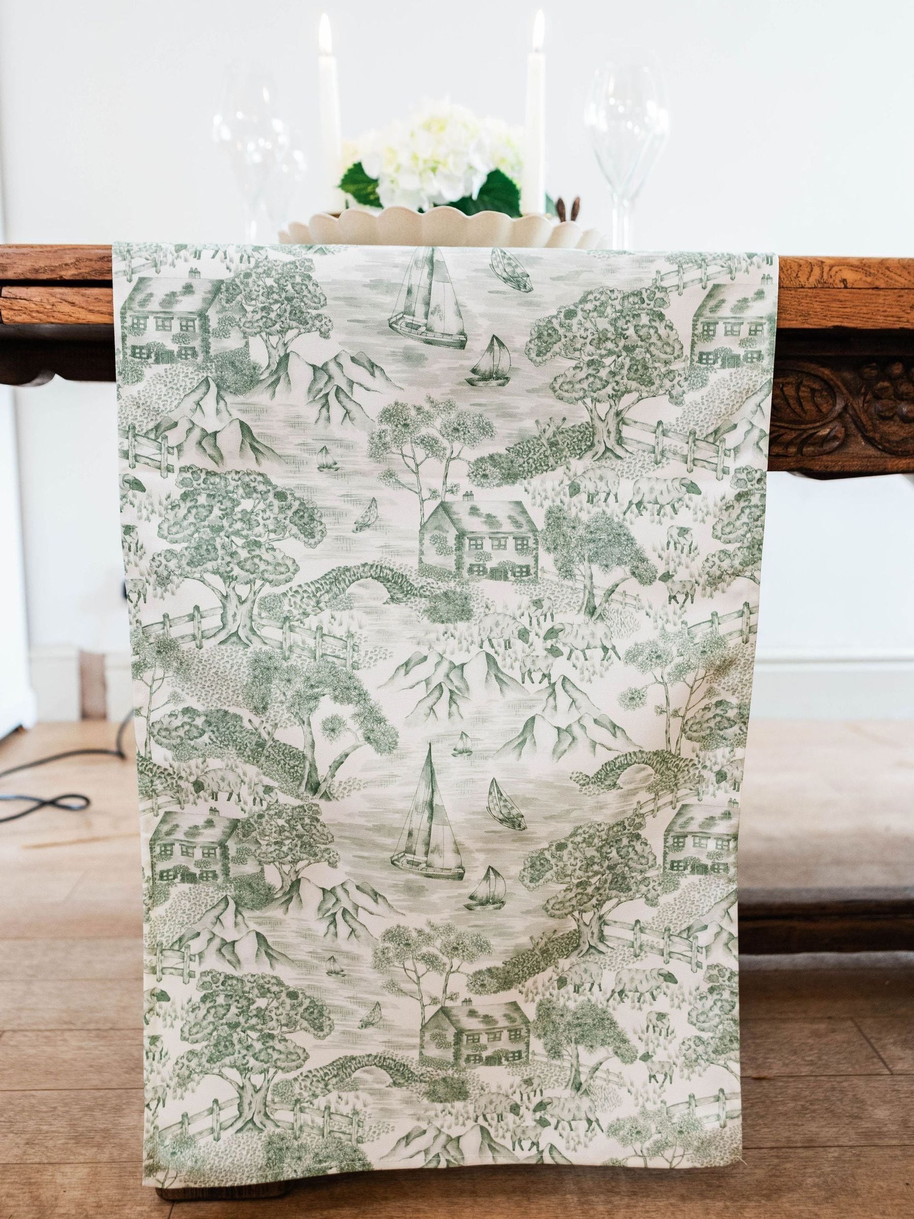 Avalon Home Lake District Toile Table Runner