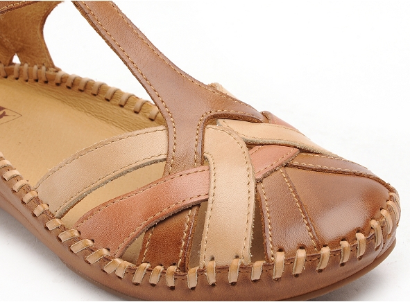 Pikolinos nu pieds plats femme puerto vallarta 0732 marron
