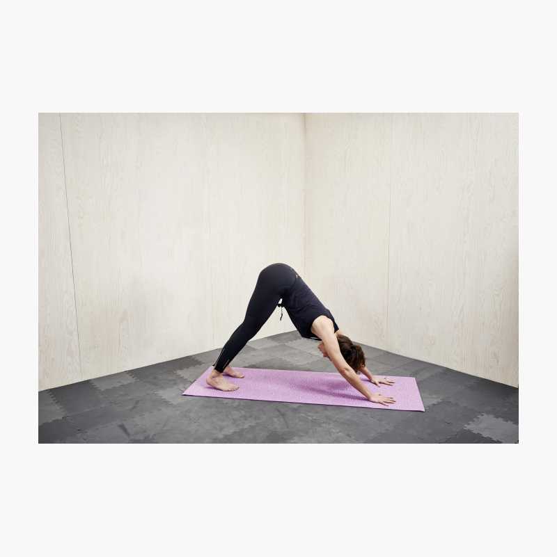 Yogamatte med mønster, 6 mm
