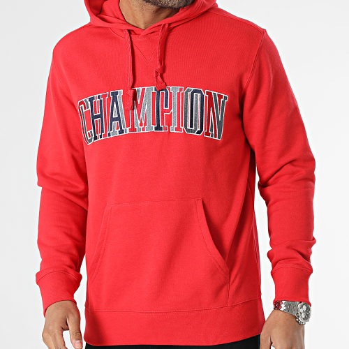 Sweat Capuche 218508 Rouge