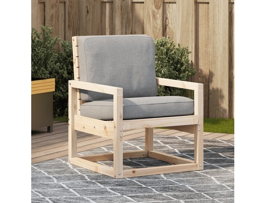 VIDAXL - Chaise de jardin 57,5x63x76 cm bois de pin massif