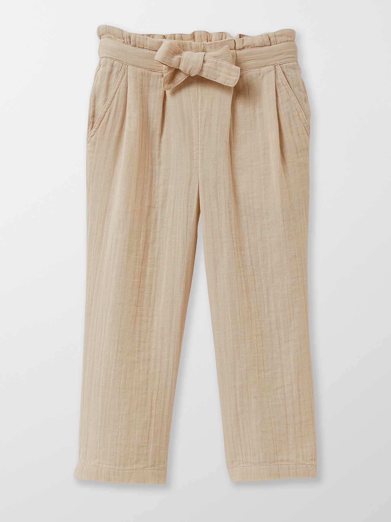 Pantalon en gaze de coton Fille