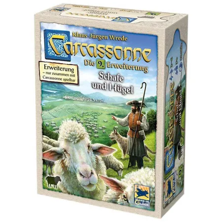 Asmodee Hans im Glück Carcassonne: Schafe und Hügel