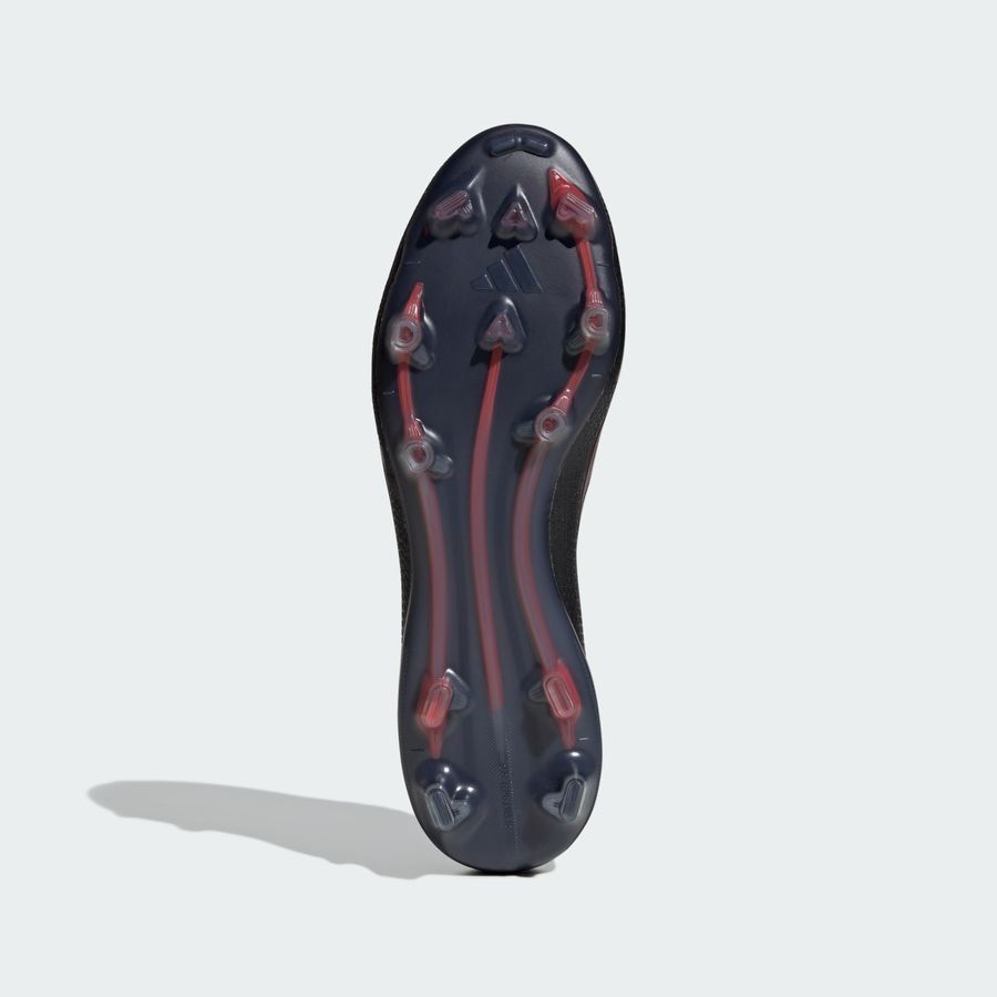 adidas F50 Pro FG Stealth Victory - Noir/Argenté/Lucid Red