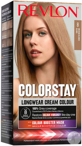 Revlon Colorstay Coloration Permanente Crème Longue Tenue N°8 Blond 1 Kit