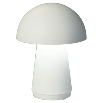 Tafellamp Mush draadloos LED 3W USB oplaadbaar, wit