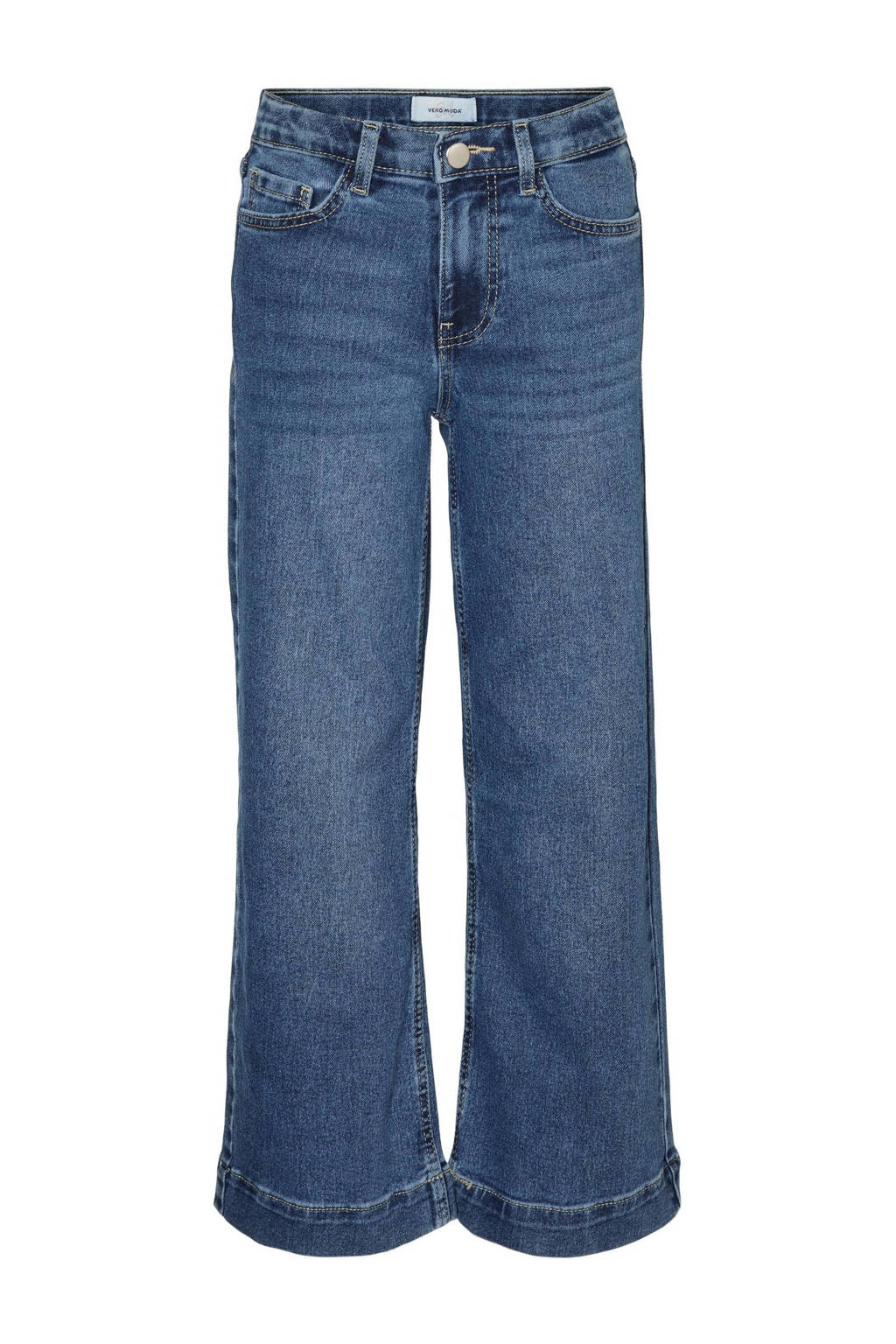 VERO MODA GIRL wide leg jeans VMDAISY medium blue denim
