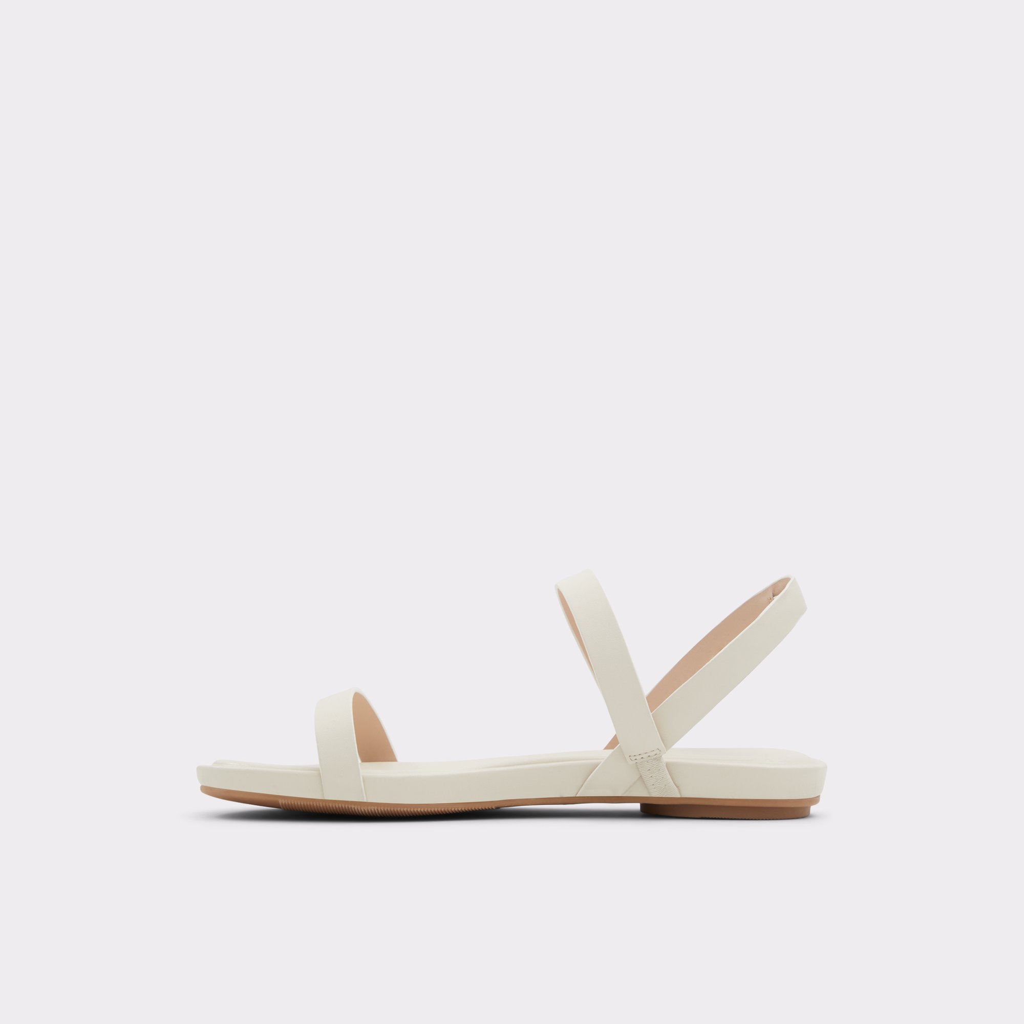 Pomawin White-Bone Women Flat Sandals