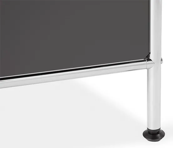 Sideboard Metall »CN3« groß mit 6 Klappenfächern, grau