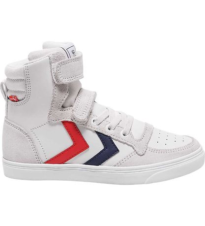 Hummel Stiefel - Slimmer Stadil Leather High Jr. - Weiß