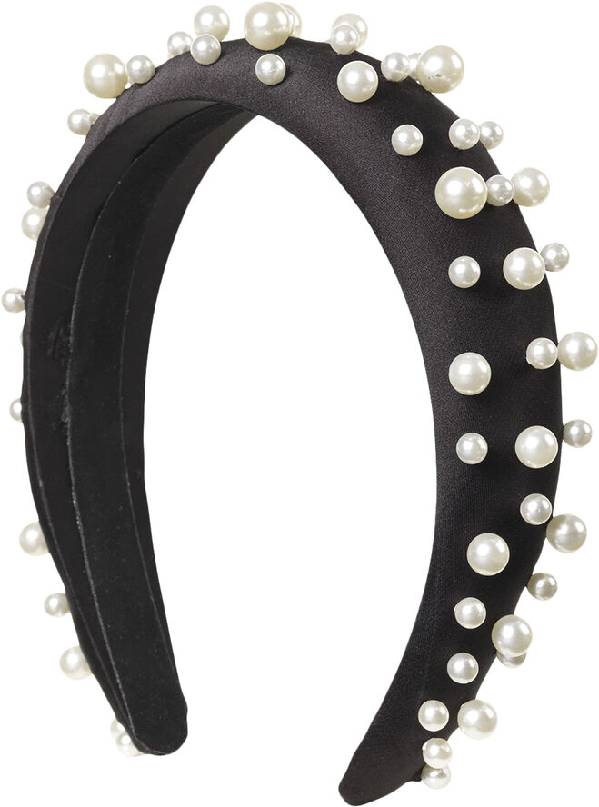 DAY ET Day Pearl Bead Hair Band Black