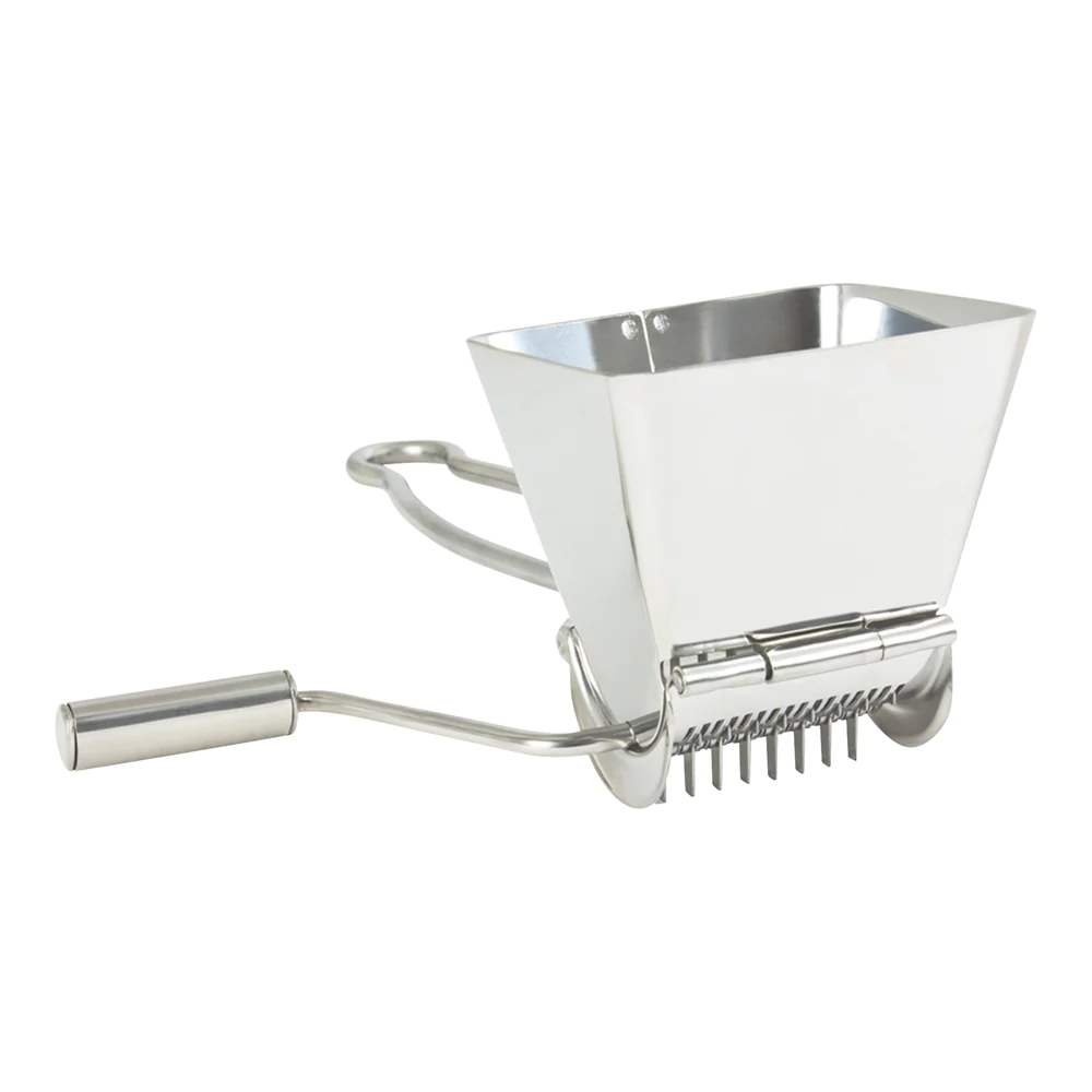 Moulin à légumes avec 3 disques en inox Weis