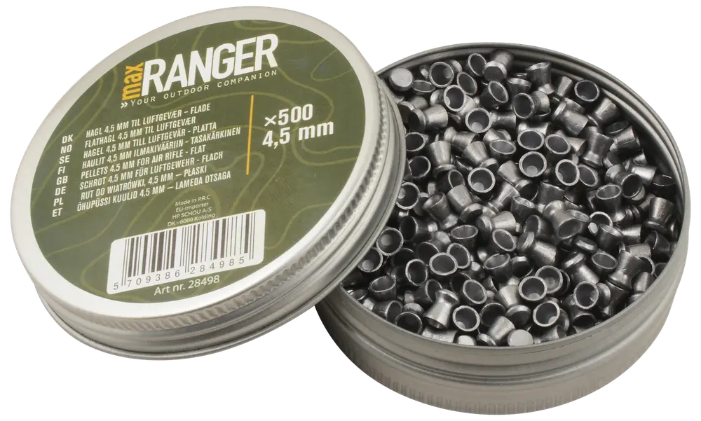maxRANGER Fladhagl 4,5 mm 500-pak